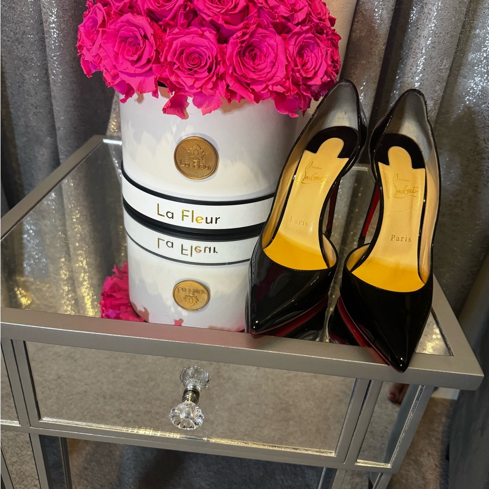 Christian Louboutin Black Patent Leather Heels